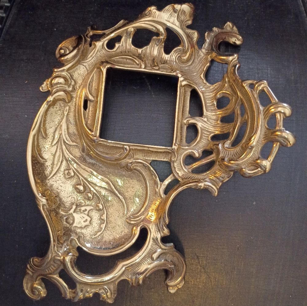 Antique ink dipper frame (needs ink bottle and quill)
